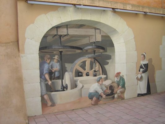 Entrecasteaux muurschilderij