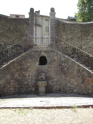 escalier du jardin d'Entrecasteaux