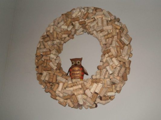 muurdecoratie krans kurk